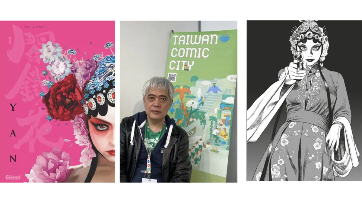 Chang Sheng à la Foire du livre de Bruxelles 2024 éditions Glénat / Crédit photo Comixtrip Noissape)
