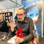 Jean-Christophe Chauzy lors de la Foire du livre de Bruxelles 2024 (crédit photo : Damien Canteau / Comixtrip)