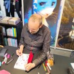 Jean-Christophe Chauzy lors de la Foire du livre de Bruxelles 2024 (crédit photo : Damien Canteau / Comixtrip)