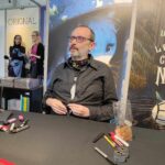 Jean-Christophe Chauzy lors de la Foire du livre de Bruxelles 2024 (crédit photo : Damien Canteau / Comixtrip)