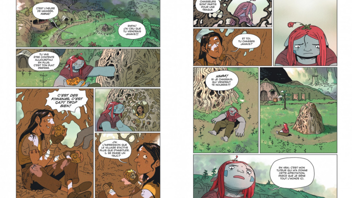 Hana et Taru de Schilling et Motteux (éditions Dargaud, collection Combo)