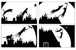 Chats perchés de Antoine Guillopé (éditions Nathan BD, collection Minibulles)