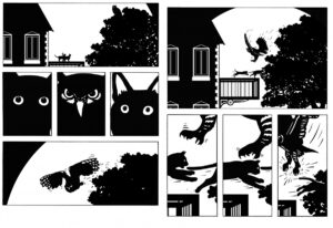 Chats perchés de Antoine Guillopé (éditions Nathan BD, collection Minibulles)