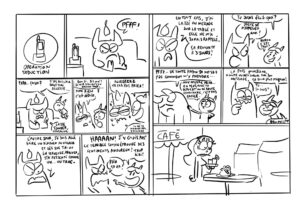 Apocaline tome 1 de Romain Pujol et Saïd Sassine (éditions Glénat) - story board de Romain Pujol