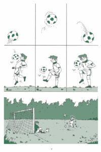 Arrêt de jeu - Journal d'un footballeur mal dans ses pompes de Maxime Schertenleib (éditions La boîte à bulles)