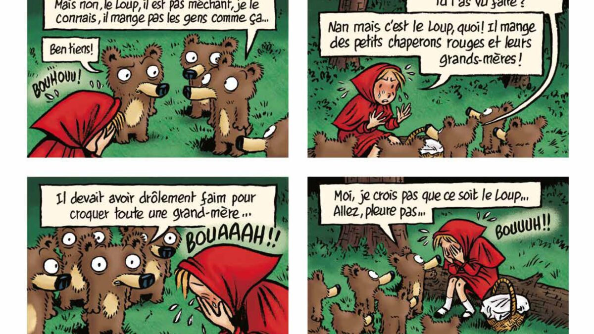 Les 7 ours nains contre le gros méchant loup de Emile Bravo (éditions Seuil Jeunesse)