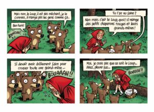 Les 7 ours nains contre le gros méchant loup de Emile Bravo (éditions Seuil Jeunesse)