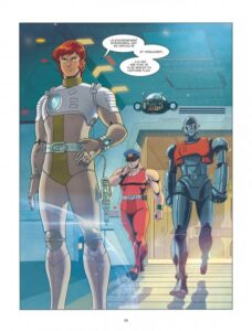 Capitaine Flam - L'empereur éternel de Sylvain Runberg et Alexis Tallone - Published in agreement with TOEI ANIMATION & SYRREAL ENTERTAINMENT © Runberg – Tallone – Kana (Dargaud-Lombard s.a)