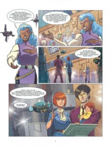 Capitaine Flam - L'empereur éternel de Sylvain Runberg et Alexis Tallone - Published in agreement with TOEI ANIMATION & SYRREAL ENTERTAINMENT © Runberg – Tallone – Kana (Dargaud-Lombard s.a)