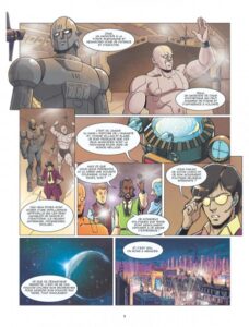 Capitaine Flam - L'empereur éternel de Sylvain Runberg et Alexis Tallone - Published in agreement with TOEI ANIMATION & SYRREAL ENTERTAINMENT © Runberg – Tallone – Kana (Dargaud-Lombard s.a)