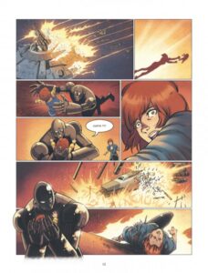 Capitaine Flam - L'empereur éternel de Sylvain Runberg et Alexis Tallone - Published in agreement with TOEI ANIMATION & SYRREAL ENTERTAINMENT © Runberg – Tallone – Kana (Dargaud-Lombard s.a)