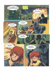 Capitaine Flam - L'empereur éternel de Sylvain Runberg et Alexis Tallone - Published in agreement with TOEI ANIMATION & SYRREAL ENTERTAINMENT © Runberg – Tallone – Kana (Dargaud-Lombard s.a)