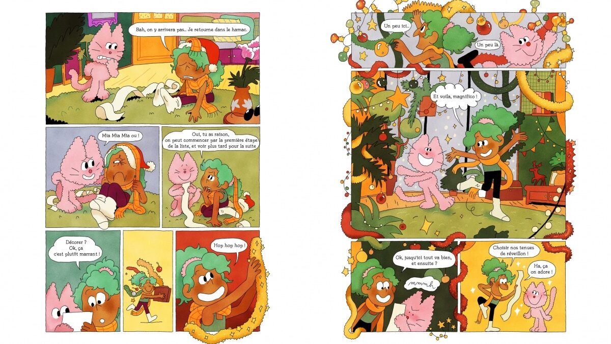 Millie et Catsou Noël Bif-Bof de Marie Spénale (éditions Nathan bande dessinée)