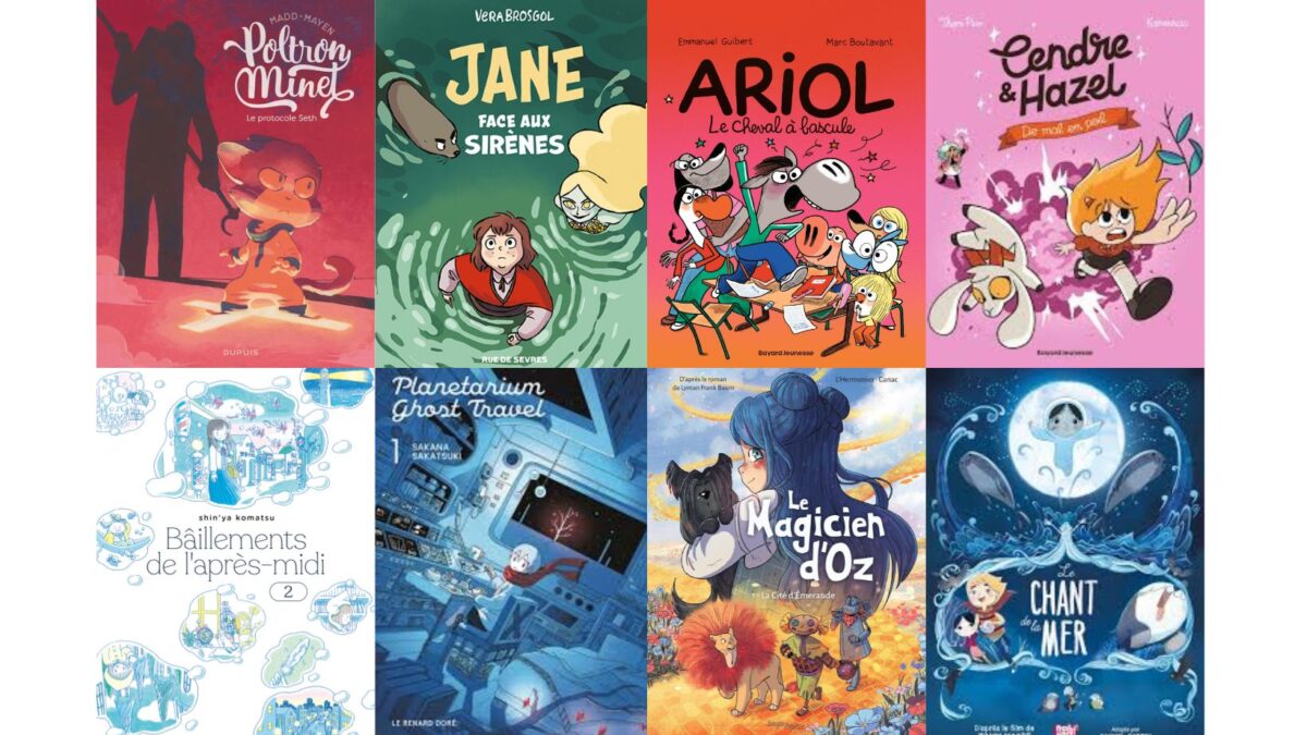 Ariol, Emilie Kado, Minet, Jane, Cendre, Hazel et les autres - 10 albums jeunesse - Comixtrip