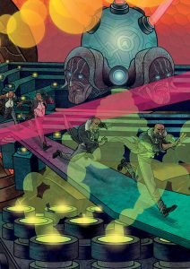 Cosmic Detective de Jeff Lemire, Matt Kindt et David Rubín (Delcourt)