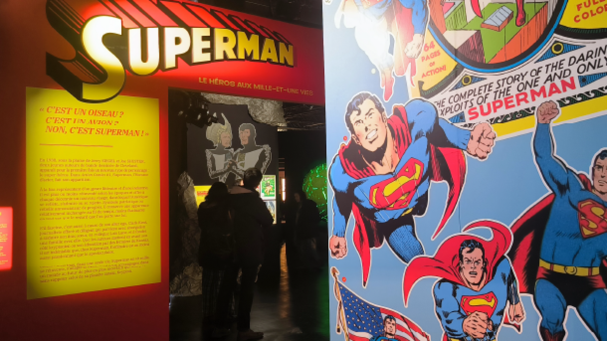 Exposition Superman FIBD bannière Comixtrip