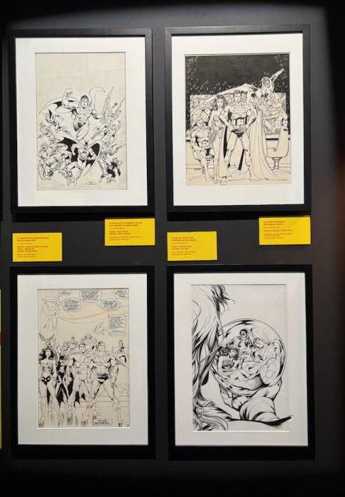 Exposition Superman FIBD planches originales