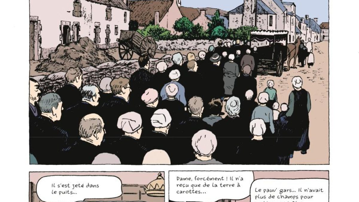 Champs de batailles - L'histoire enfouie du remembrement de Inès Léraud et Pierre van Hove (éditions Delcourt / La revue dessinée)