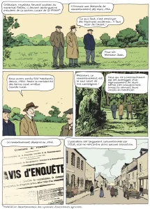 Champs de batailles - L'histoire enfouie du remembrement de Inès Léraud et Pierre van Hove (éditions Delcourt / La revue dessinée)