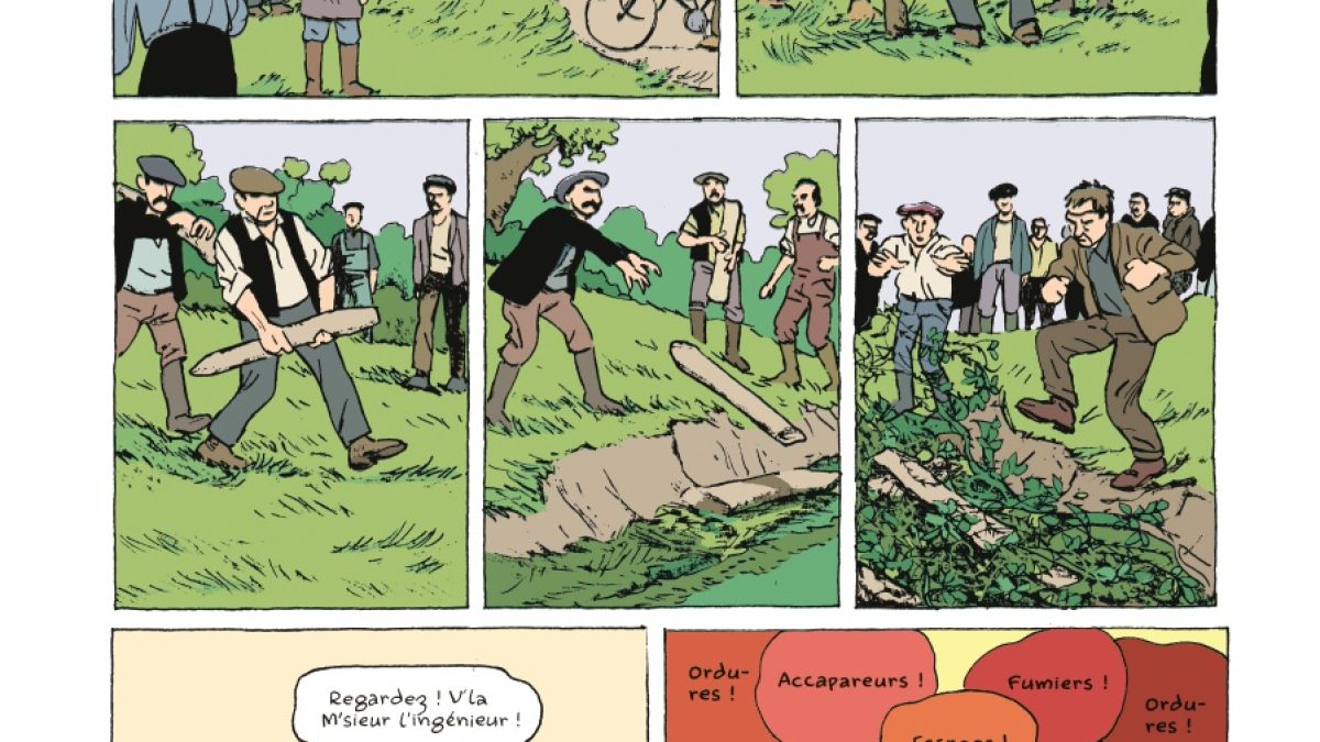 Champs de batailles - L'histoire enfouie du remembrement de Inès Léraud et Pierre van Hove (éditions Delcourt / La revue dessinée)