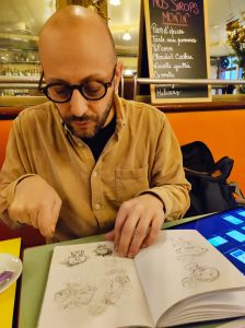 Loïc Méhée à Poitiers, le 6 janvier 2024 (crédit photo : Comixtrip / Damien Canteau)