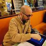 Loïc Méhée à Poitiers, le 6 janvier 2024 (crédit photo : Comixtrip / Damien Canteau)