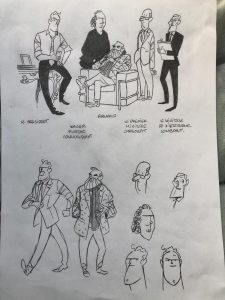 Première dame de Jean-Philippe Peyraud - recherches graphiques (Photo : Jean-Philippe Peyraud)