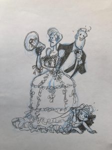 Première dame de Jean-Philippe Peyraud - recherches graphiques (Photo : Jean-Philippe Peyraud)