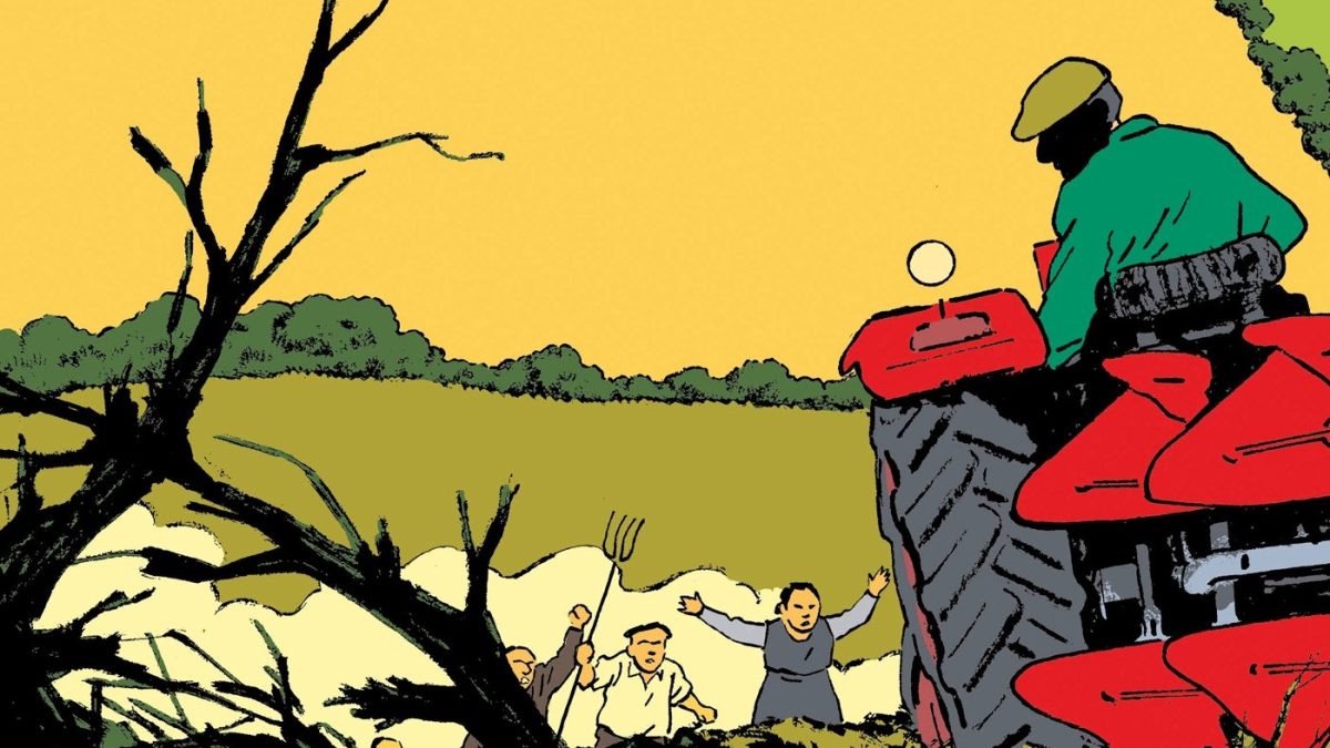 Champs de batailles - L'histoire enfouie du remembrement de Inès Léraud et Pierre van Hove (éditions Delcourt / La revue dessinée)