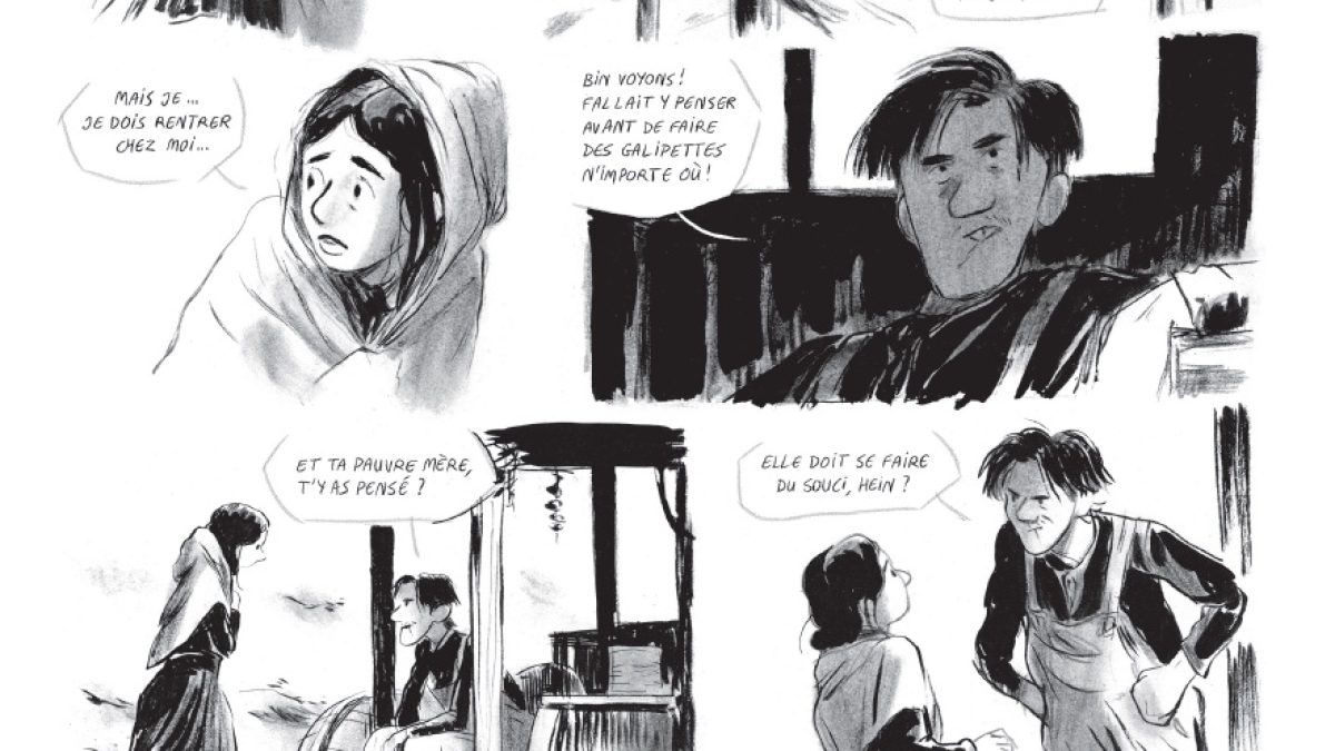 La veuve de Glen Chapron d'après le roman de Gil Adamson (éditions Glénat)