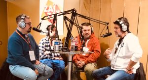 De gauche à droite - Yaneck Chareyre, Hippolyte Girier, Mickaël Géraume et Thierry Mornet