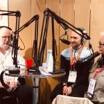 De gauche à droite - Jean-David Morvan, Matthieu Morvan et Claire Karius