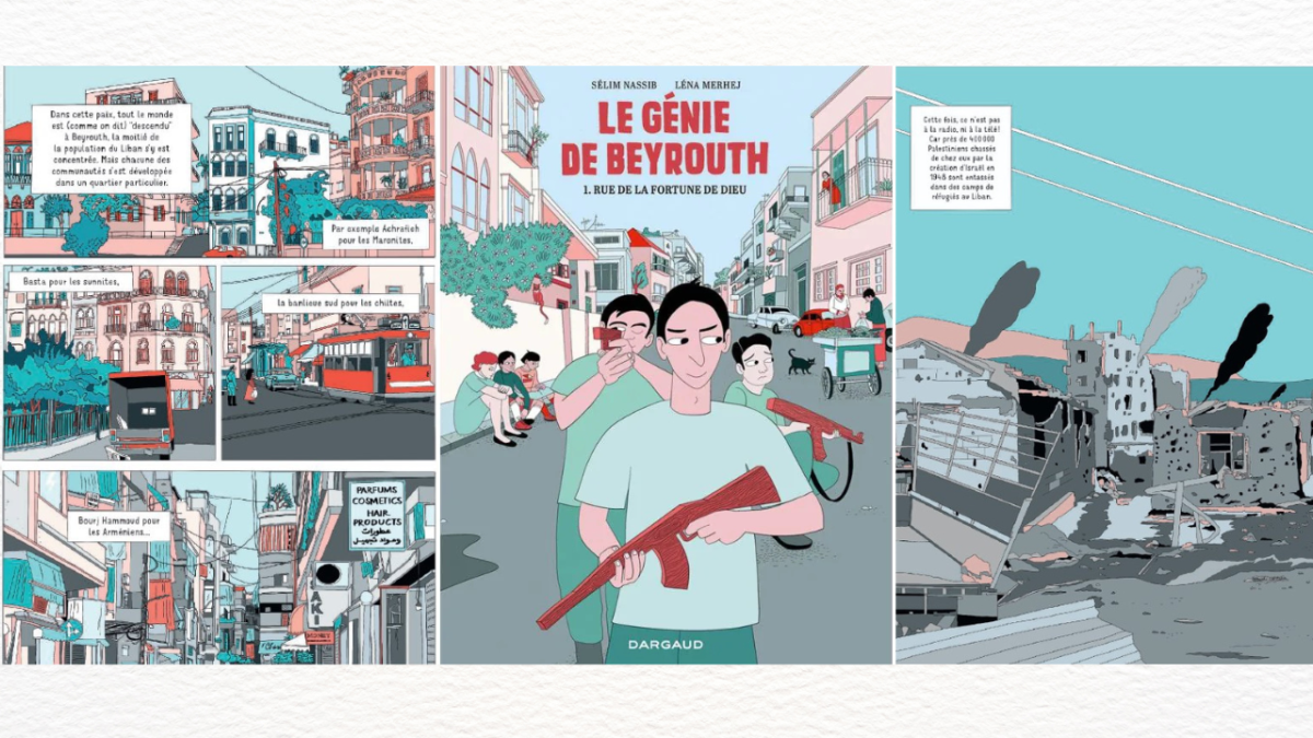 Le Génie de Beyrouth - Sélim Nassib et Léna Merhej - Dargaud