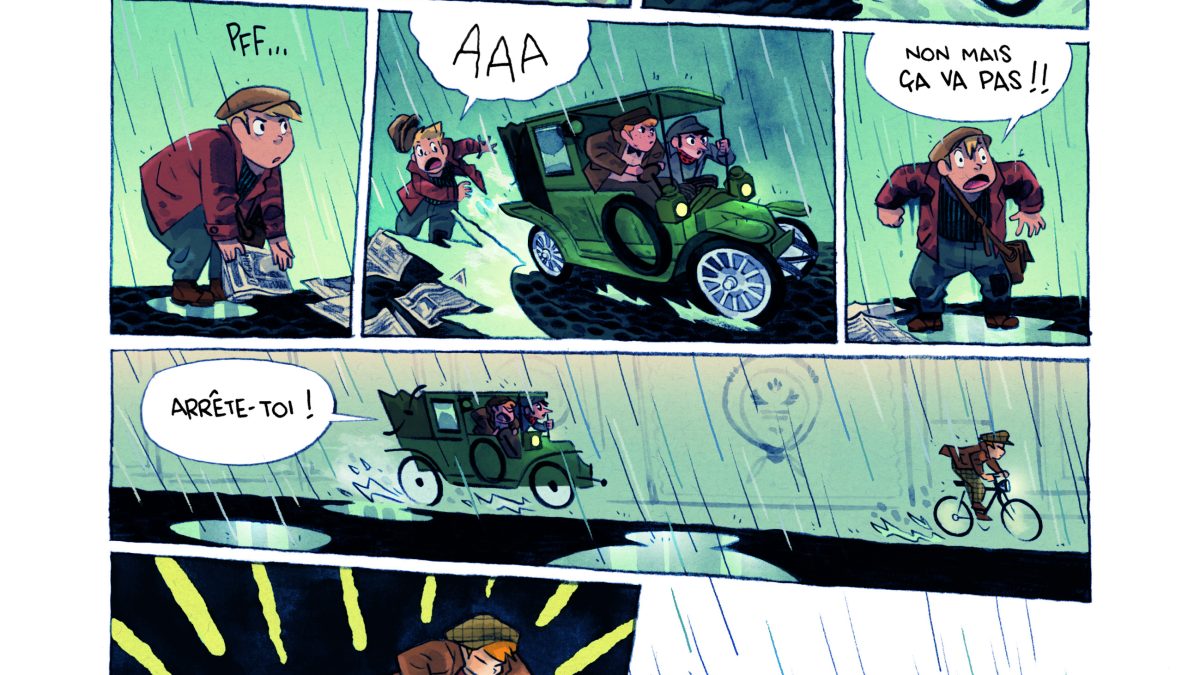 Lina et le secret de la passerelle de Mathilde Domecq et Julien Frey (éditions de la Gouttière)