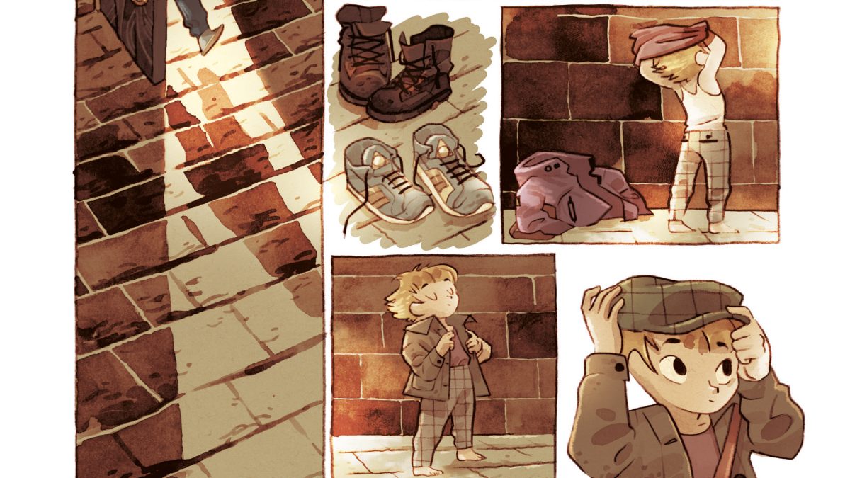 Lina et le secret de la passerelle de Mathilde Domecq et Julien Frey (éditions de la Gouttière)