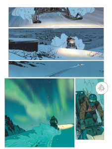 Premier tome d'Islander, série dystopique de Caryl Ferey & Corentin Rouge (Glénat), décrypté par Comixtrip, le site BD de référence.