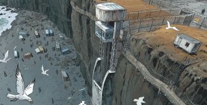 Premier tome d'Islander, série dystopique de Caryl Ferey & Corentin Rouge (Glénat), décrypté par Comixtrip, le site BD de référence.