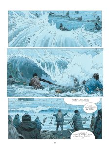 Premier tome d'Islander, série dystopique de Caryl Ferey & Corentin Rouge (Glénat), décrypté par Comixtrip, le site BD de référence.
