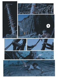 Premier tome d'Islander, série dystopique de Caryl Ferey & Corentin Rouge (Glénat), décrypté par Comixtrip, le site BD de référence.