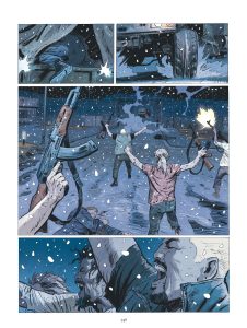 Premier tome d'Islander, série dystopique de Caryl Ferey & Corentin Rouge (Glénat), décrypté par Comixtrip, le site BD de référence.