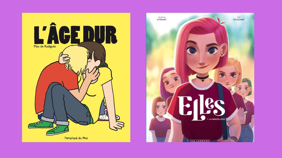 Les jeunes programmateurs de la foire du livre de Bruxelles (Kid Toussaint/Le Lombard / max de Radigues / L'employé du moi)