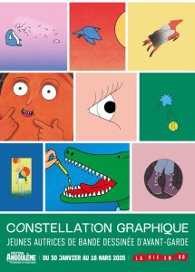 Affiche Constellation graphique - Jeunes autrices de bande dessinée d'avant garde Espagne (9e art+)