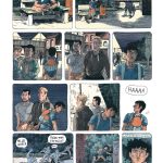 Moheeb sur le parking de Clara Lodewick (éditions Dupuis / Les ondes Marcinelle)