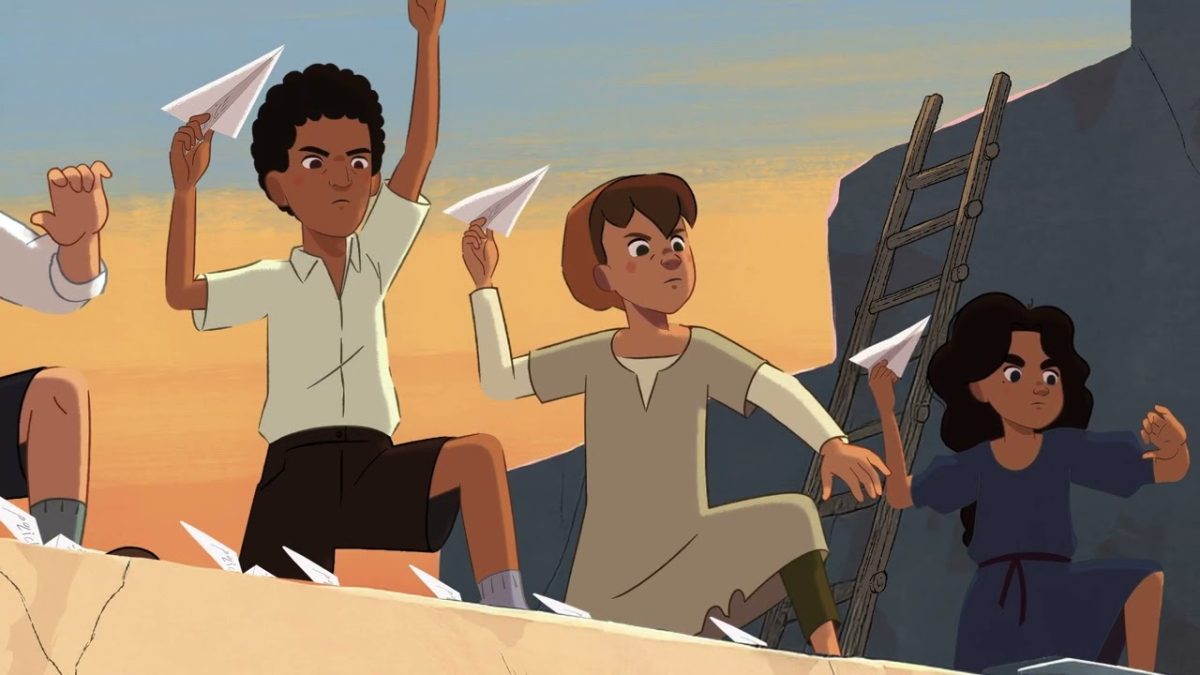 Petite Casbah sur les toits d'Alger de Capucine Lewalle et Audrey Simon d'après la série okoo.tv de Alice Zeniter et Alice Carré (éditions Bayard Jeunesse)