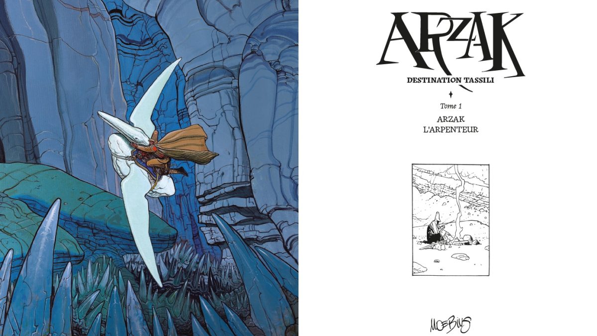Arzak destination Tassili de Moebius (éditions Moebius Production)