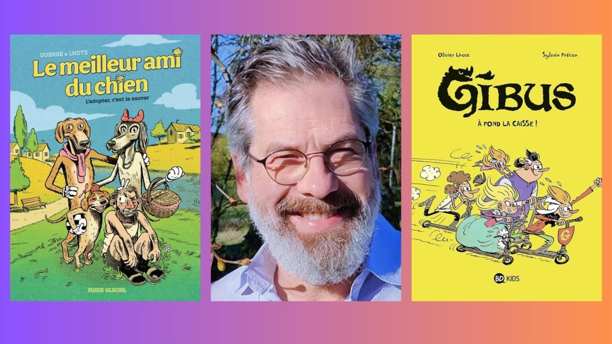 Interview de Olivier Lhote pour Le meilleur ami du chien et Gibus - Comixtrip