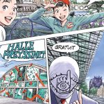 L'affiche officielle des RDV BD Amiens 2025 réalisée par Noaki Urasawa