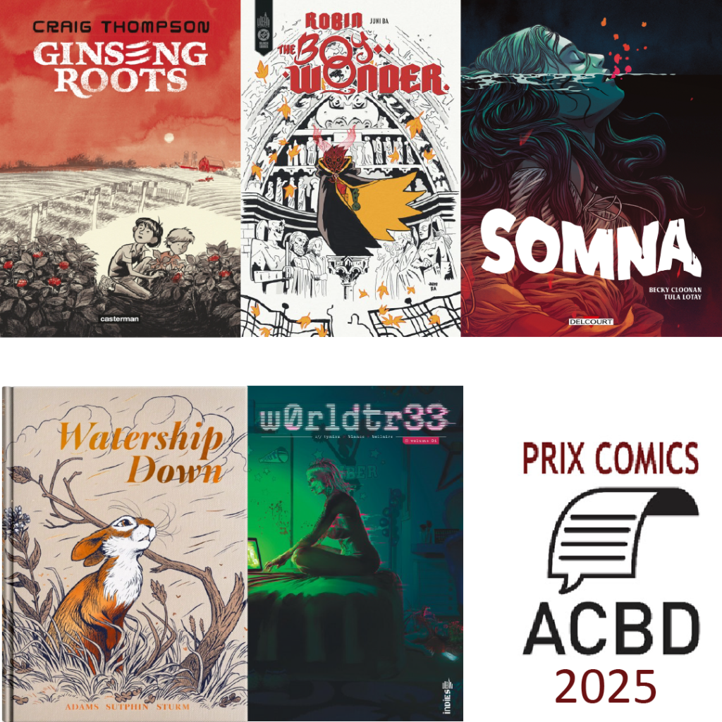 Sélection Prix Comics ACBD 2025