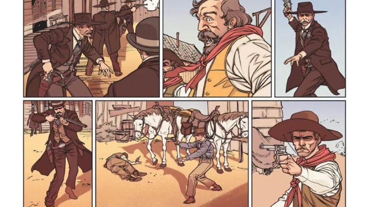 OK Corral La véritable histoire du Far West de Jean-Davod Morvan, Ray Macutay, Scietronc et Thomas Tcherkezian (éditions Glénat / Fayard)