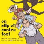 En slip et contre tout - affiche de Paul Cauuet pour la Cité BD d'Angoulême (Wilfrid Lupano, Mayana Itoïz)